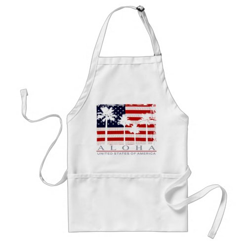 Palm Flag USA Chefs Aprons