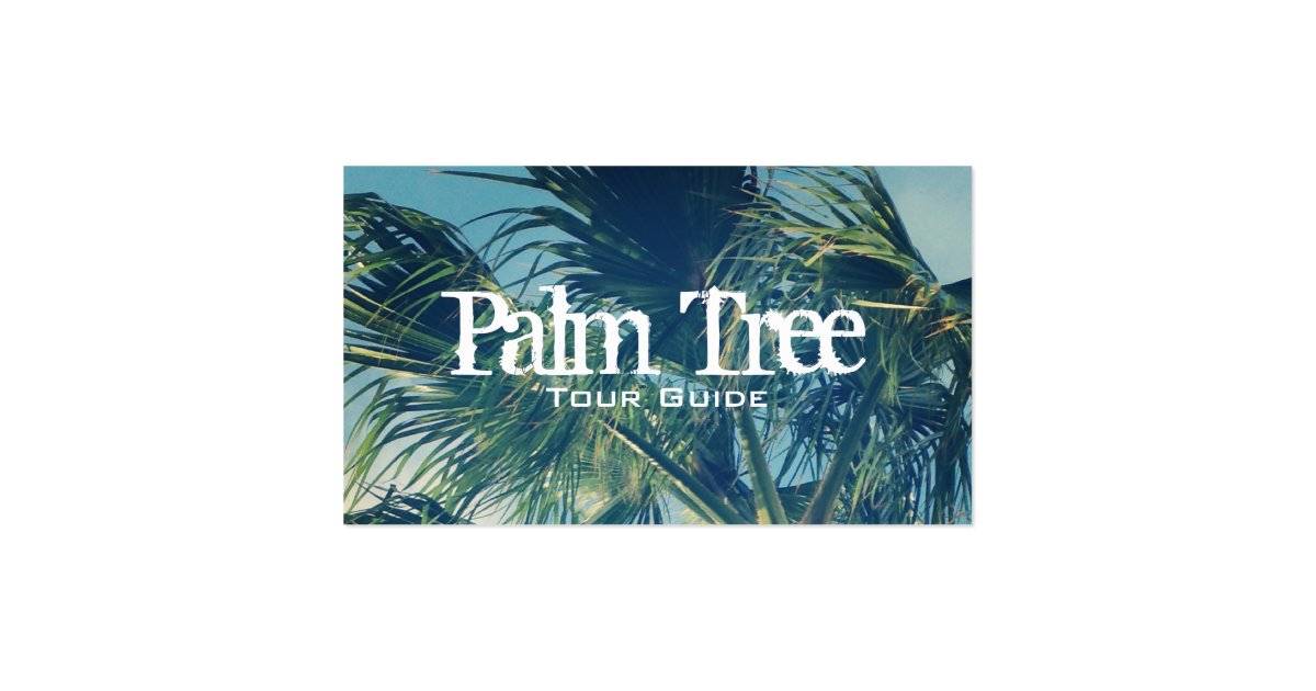 Palm Fronds Business Card | Zazzle