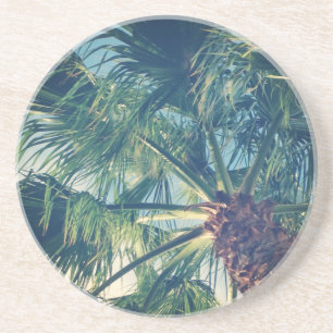 Palm Fronds Drink Coaster