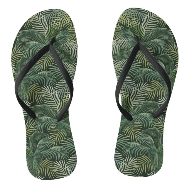Palm Fronds Flip Flops (Footbed)