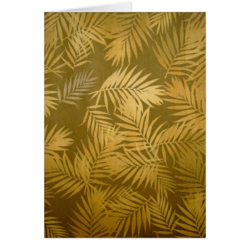 Palm Fronds Pattern Surface Design Fiberart