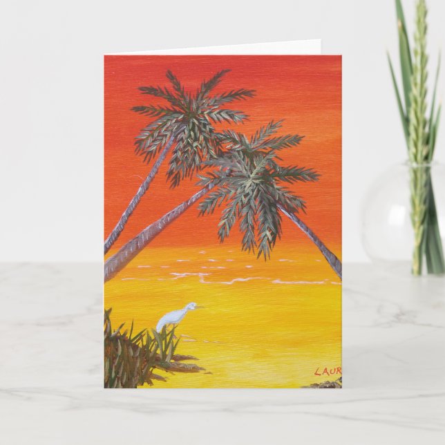 PALM GREETING CARD (Front)