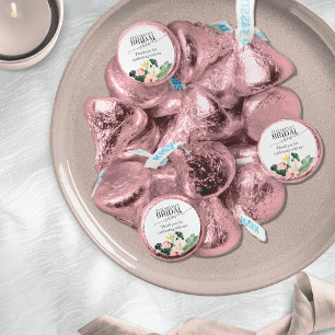 Palm Hibiscus Tropical Floral Bridal Shower Hershey®'s Kisses®