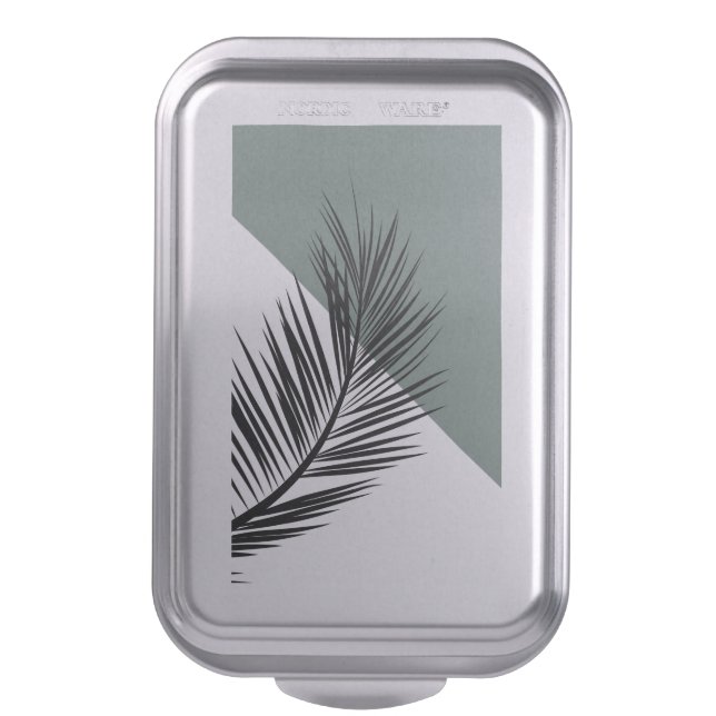 Palm leaf cake pan (Front Vertical)