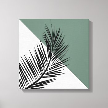 Palm Leaf Canvas Print by BattaAnastasia at Zazzle