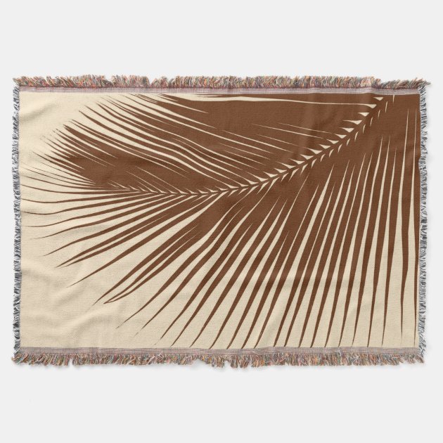 Dark tan throw online blanket