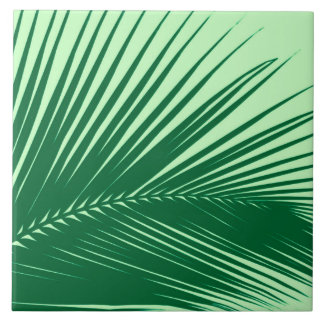 Palm Leaf Ceramic Tiles | Zazzle