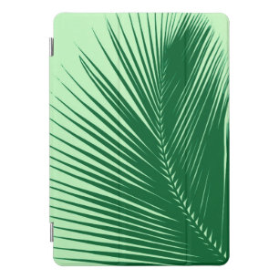 Palm leaf - emerald and lime green iPad pro cover