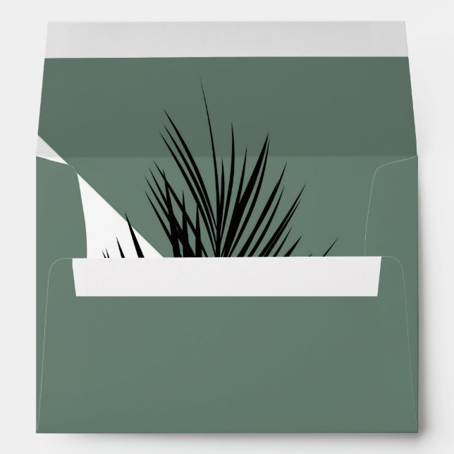 Palm leaf envelope (Back (Bottom))