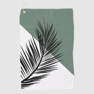 Palm leaf golf towel