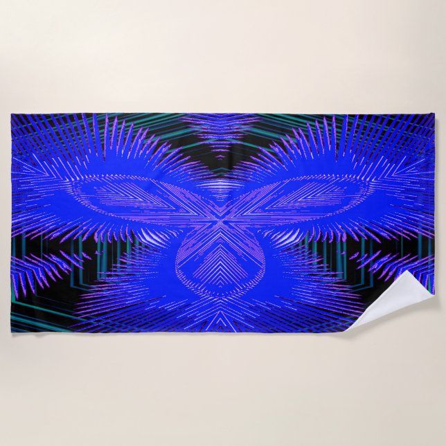 Palm Leaf image for Beach Towel (Front)