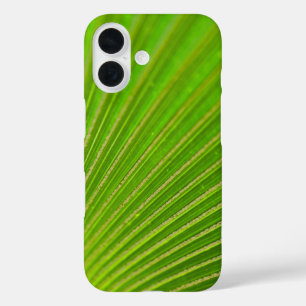 Palm Leaf Macro iPhone 16 Case
