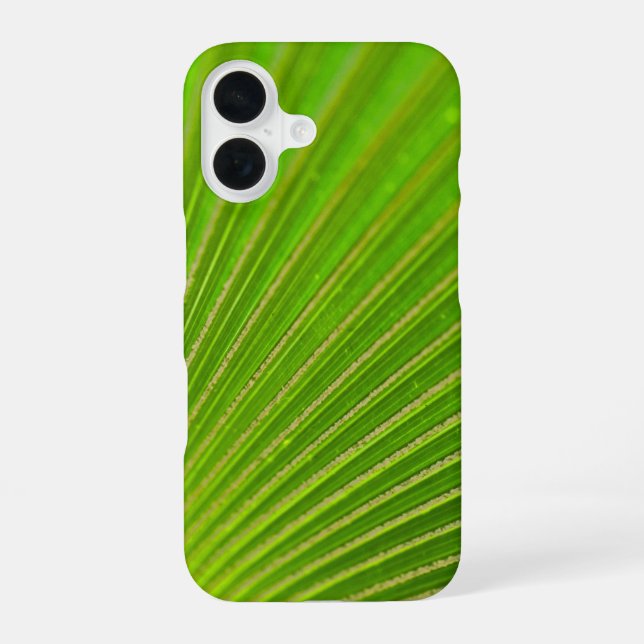 Palm Leaf Macro Iphone Case (Back)