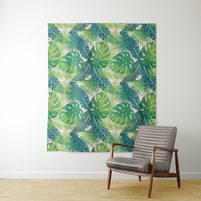 Palm Leaf Pattern tapestries (In Situ)