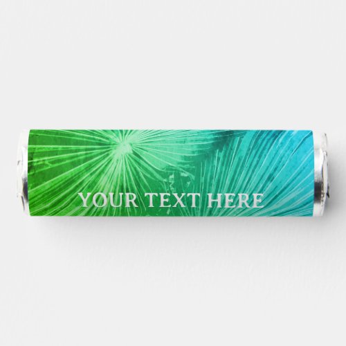 Palm leaf photo personalized candy breath savers mints