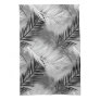 Palm Leaf Print, Grey / Gray, Black and White Kitchen Towel