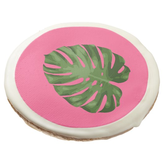 Palm Leaf Sugar Cookie (Angled)