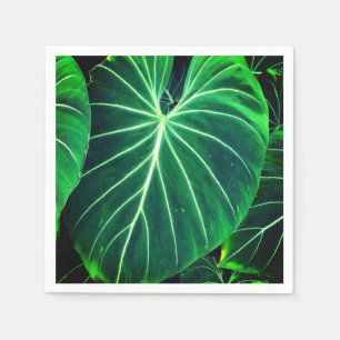Palm Leaf tropical foliage jungle foliage Napkins