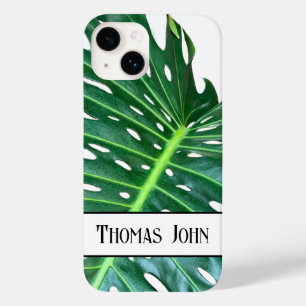 Palm Leaf, tropical foliage, jungle rainforest Case-Mate iPhone 14 Case