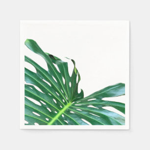 Palm Leaf, tropical foliage, jungle rainforest  Napkins