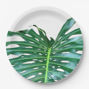 Palm Leaf, tropical foliage, jungle rainforest  Paper Plates