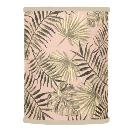 Palm leaf tropical lamp shade (Right)