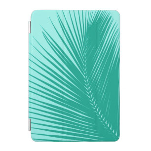 Palm leaf - Turquoise and aqua iPad Mini Cover