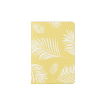 Palm Leaf White Yellow Tropical Pattern