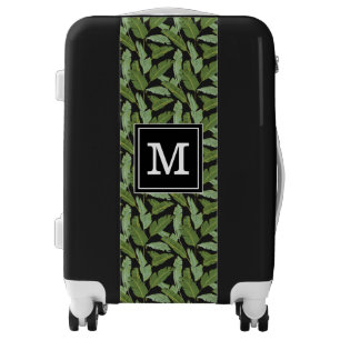 Palm Leaves   Add Your Initial Luggage