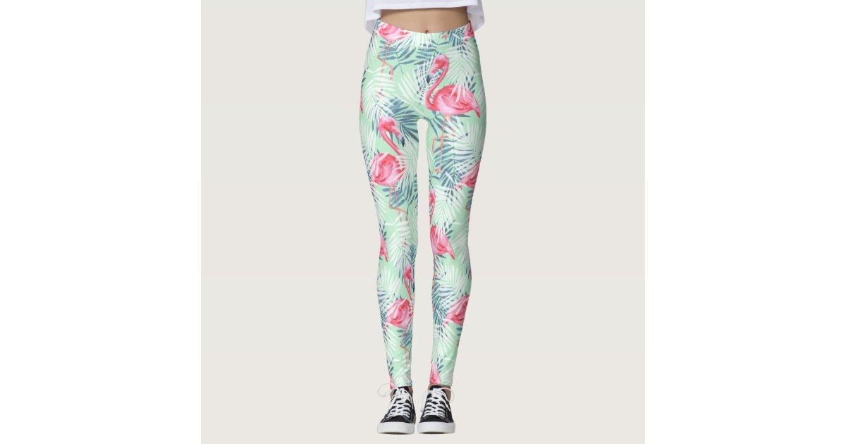 Tropical Flamingo Leggings