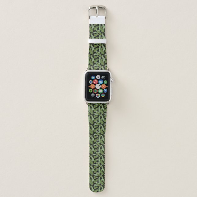 Palm Leaves Apple Watch Band (Front)