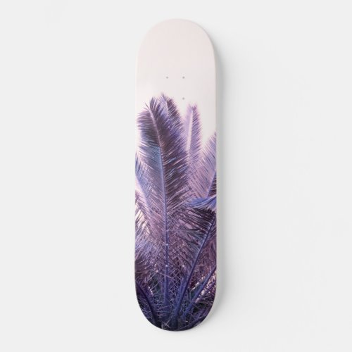 Palm Leaves Beach Dream 1 tropical wall art Skateboard