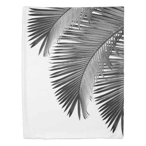 Palm Leaves Bliss 2 tropical wall art Duvet Cover