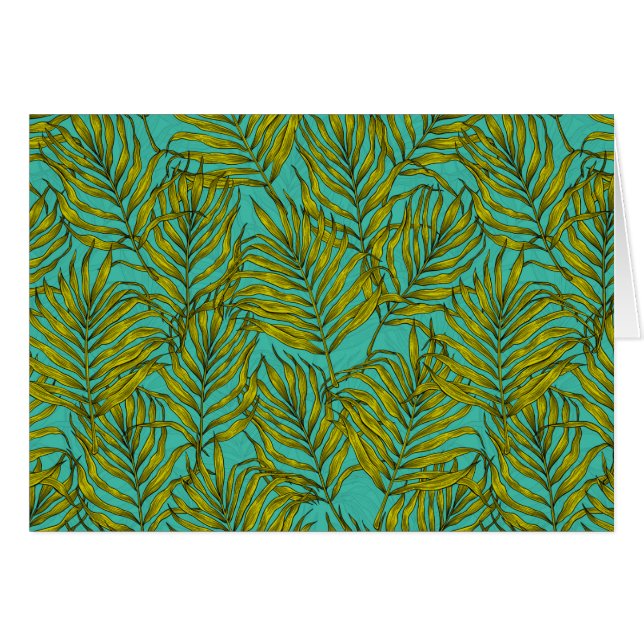 Palm leaves cards (Front Horizontal)