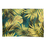 Palm Leaves: Dark Vintage Tropical Pillow Case