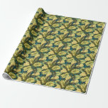 Palm Leaves: Dark Vintage Tropical Wrapping Paper