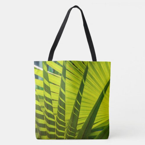 Palm Leaves Fan Kauai Hawaiian Beach Bag