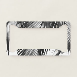 Palm Leaves Finesse #2 #tropical #wall #art  License Plate Frame