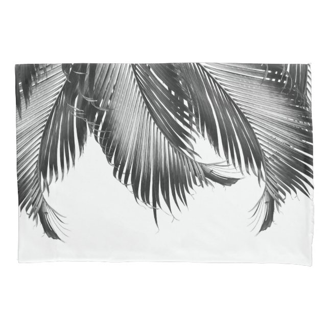 Palm Leaves Finesse #3 #tropical #wall #art Pillow Case (Front)