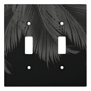 Palm Leaves Finesse #6 #tropical #wall #art  Light Switch Cover