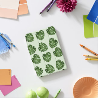 Palm Leaves, Green Leaves, Tropical Pattern iPad Mini Cover