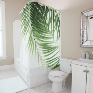 Palm Leaves Green Vibes #9 Shower Curtain