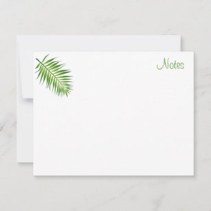 Palm Leaves Hand Script Modern Elegant Template