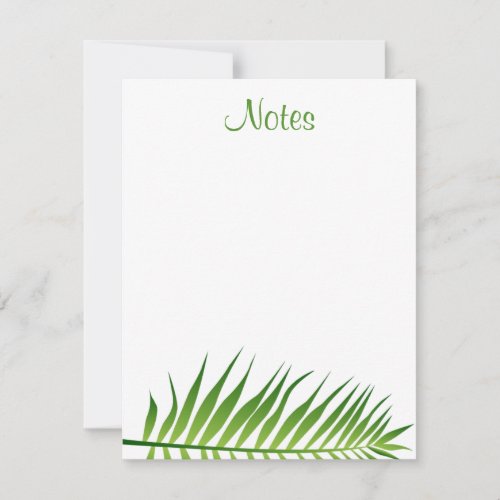 Palm Leaves Handwriting Script Template Floral