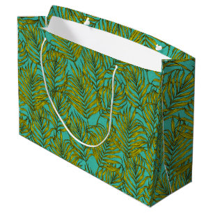 Palm leaves large gift bag