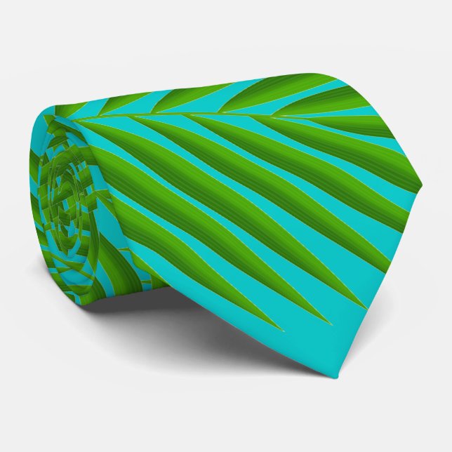 Palm Leaves Neck Tie (Rolled)