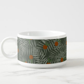 Palm Leaves & Oranges Bowl