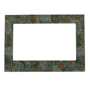 Palm Leaves & Oranges Magnetic Frame