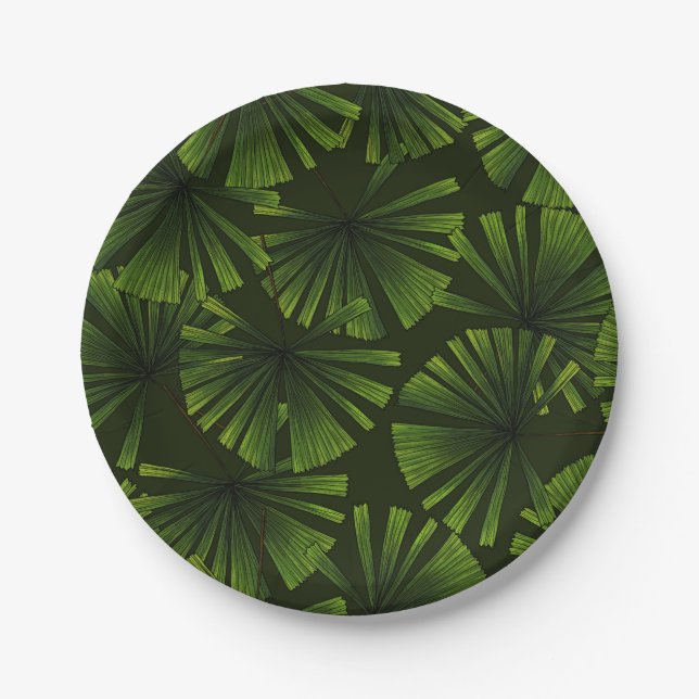 Palm leaves paper plates (Front)