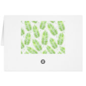 Palm leaves pattern (Back Horizontal)